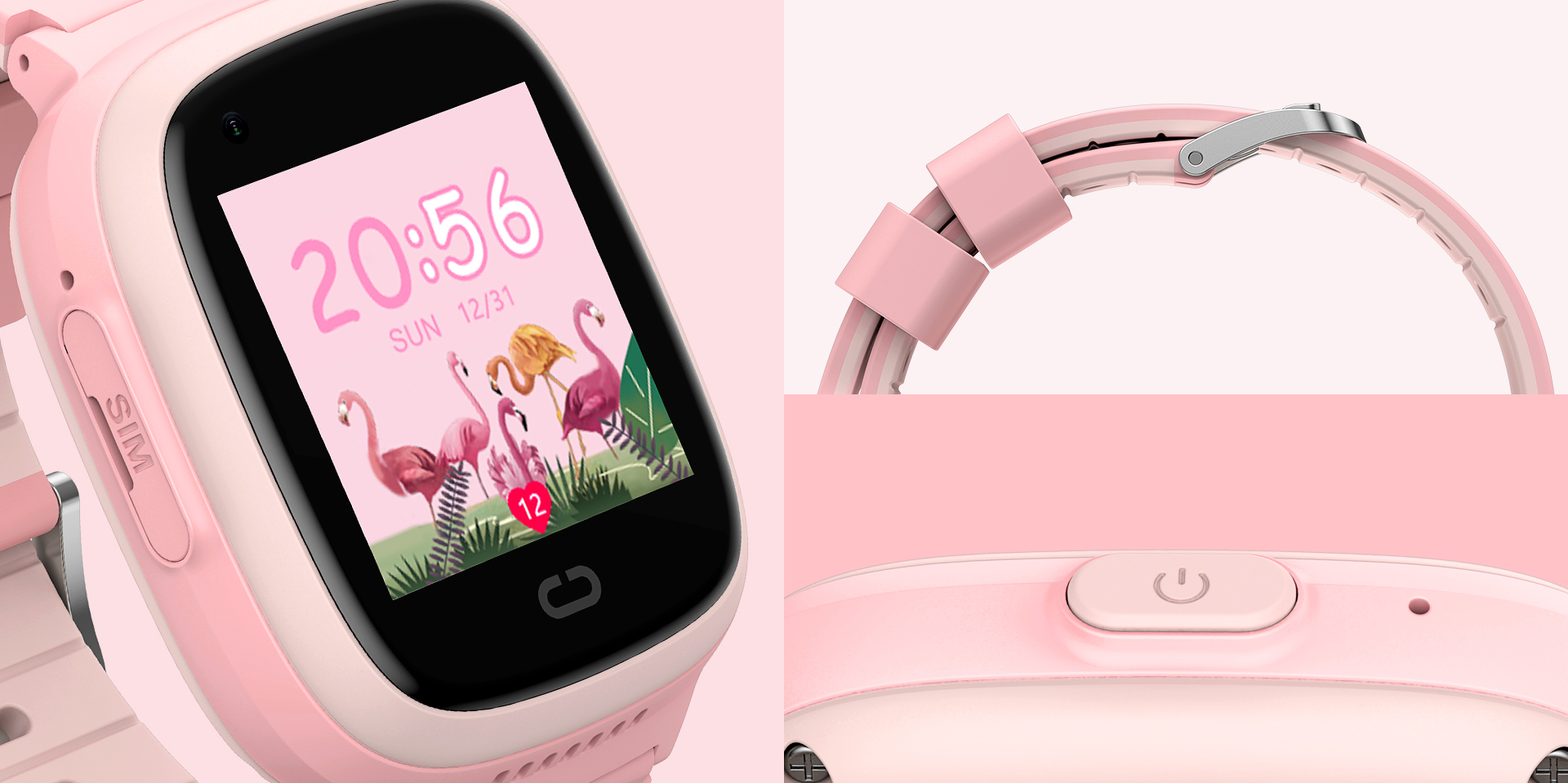 Ρολόι Smart - Havit KW11 (Pink)