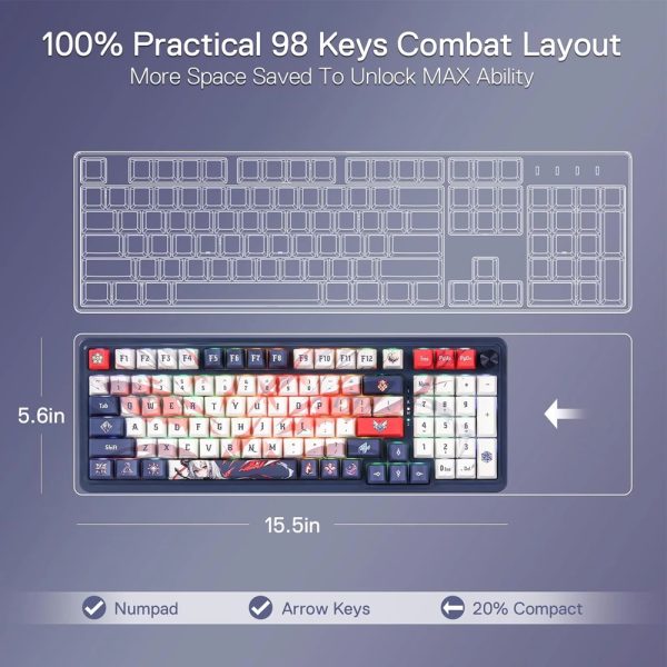 Gaming πληκτρολόγιο - Redragon Eisa K686AK-RGB-PRO - Image 8